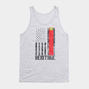 Grenada Hispanic Heritage distressed flag Tank Top